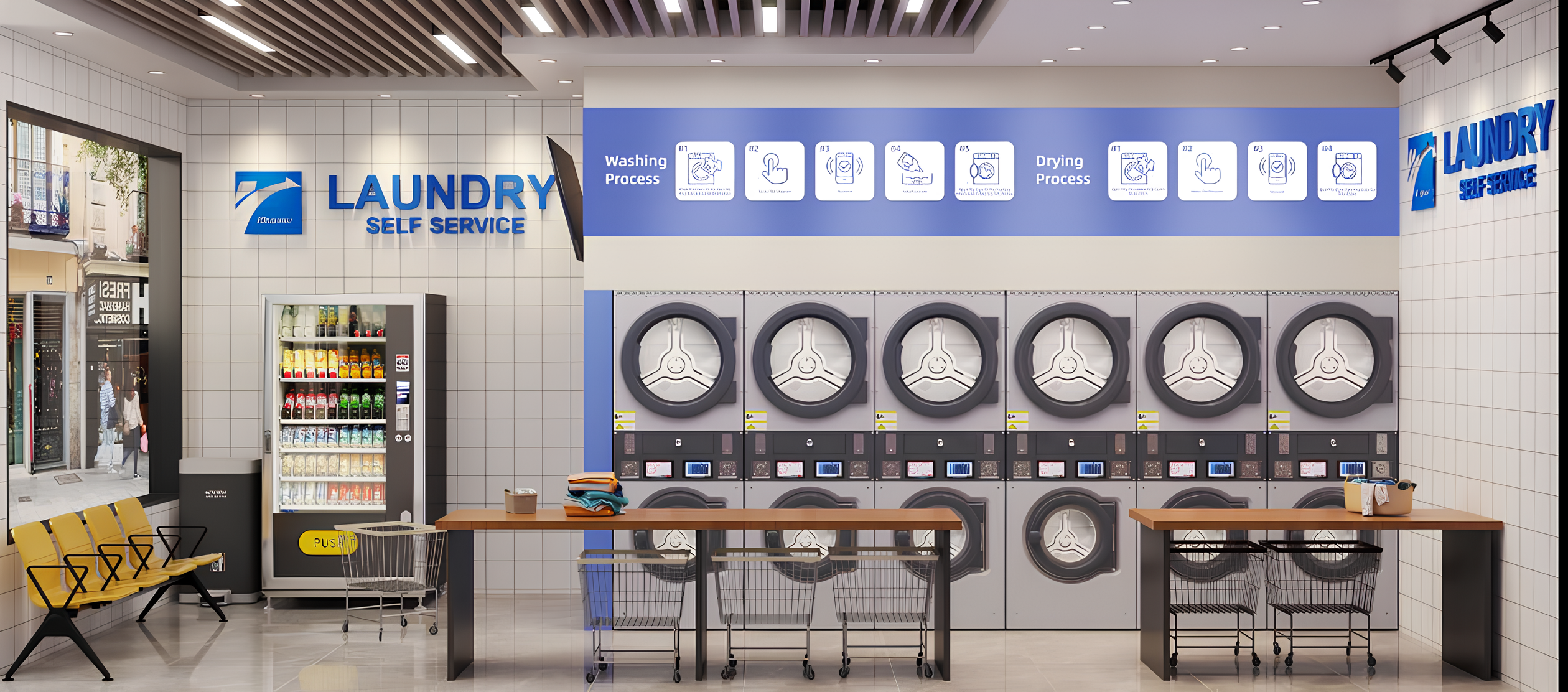Laundromat Equipment Electio et Configuratio in Southeast Asia Residentiales Areas